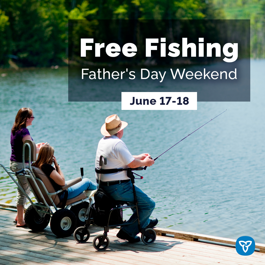 You can take dad fishing for free this weekend - Guelph News